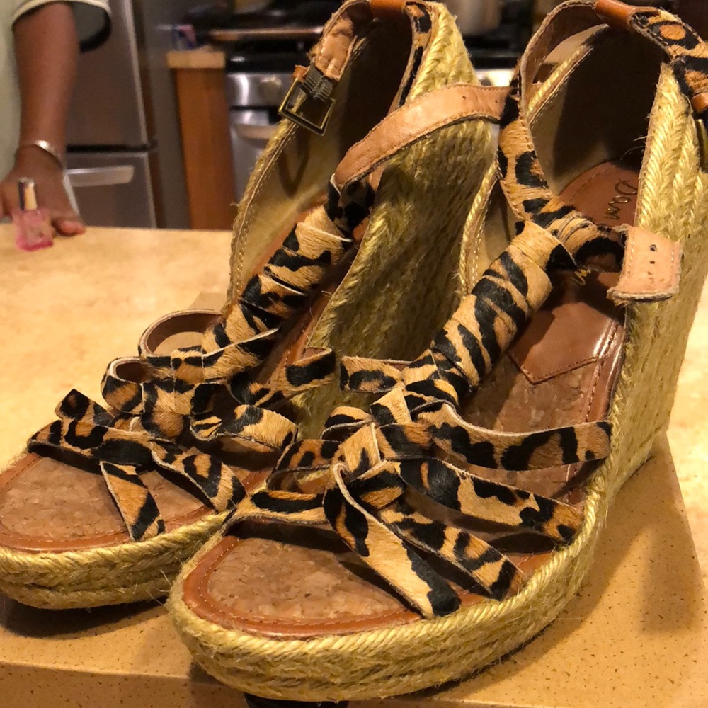 New Sam Edelman espadrilles wedges NEVER WORN